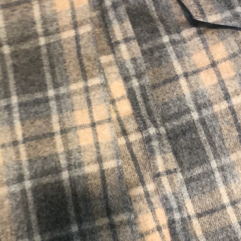 - Talbot’s skirt tan and gray plaid size 10 - Picture 4 of 13